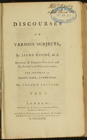 [Gutenberg 60915] • Discourses on Various Subjects, Vol. 1 (of 2)